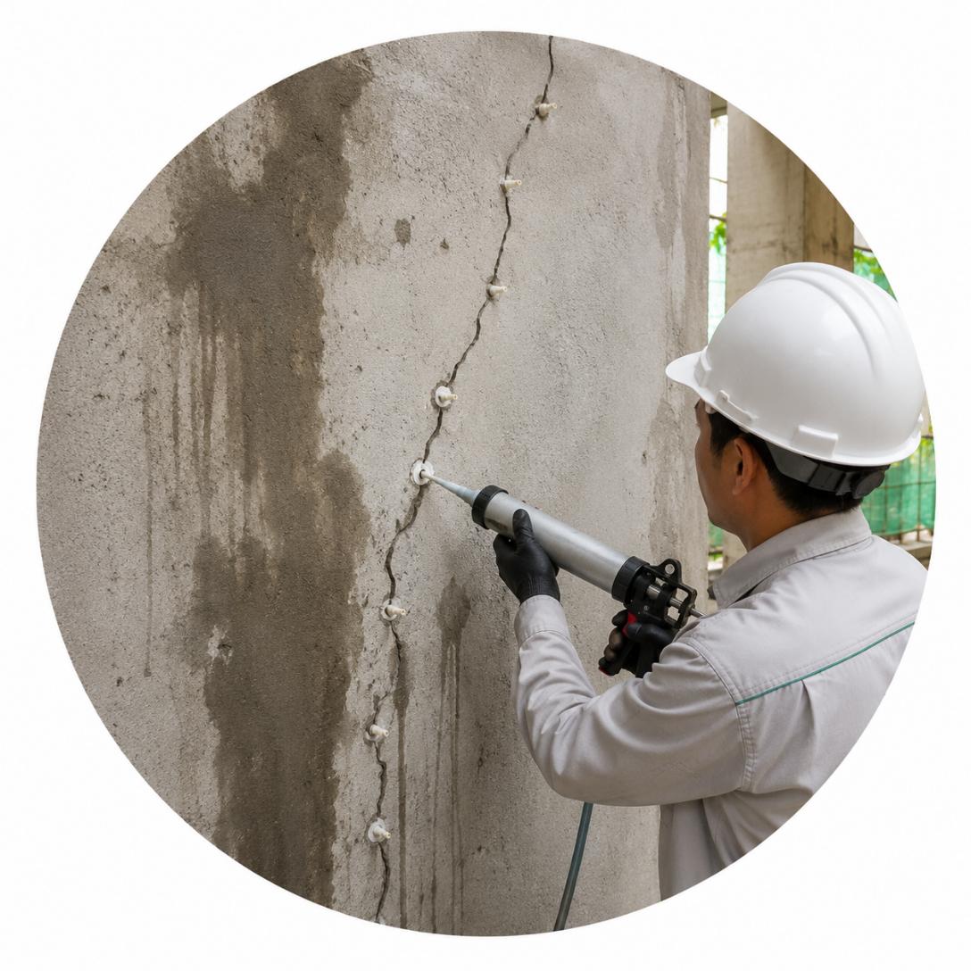 Sửa chữa nứt và thấm